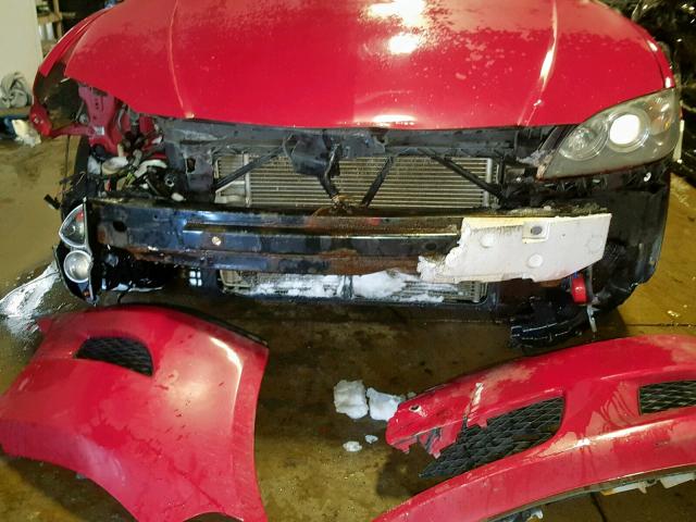 JM1BK12F651308351 - 2005 MAZDA 3 I RED photo 9