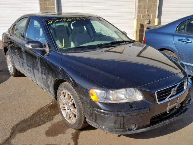 YV1RH592382672615 - 2008 VOLVO S60 2.5T BLACK photo 1