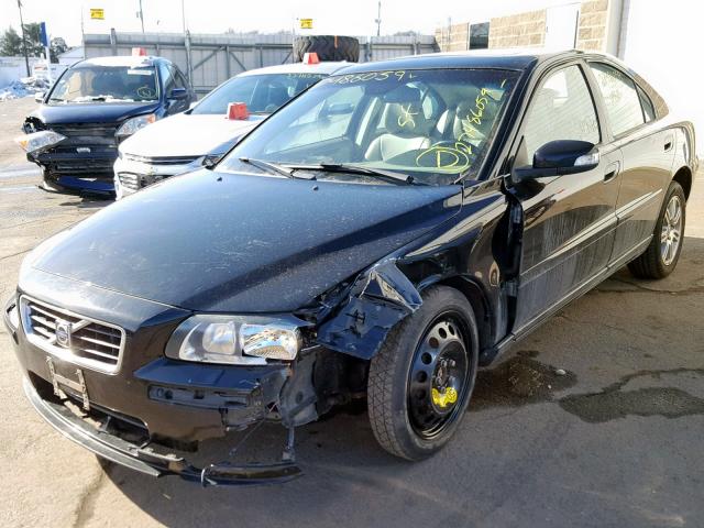 YV1RH592382672615 - 2008 VOLVO S60 2.5T BLACK photo 2