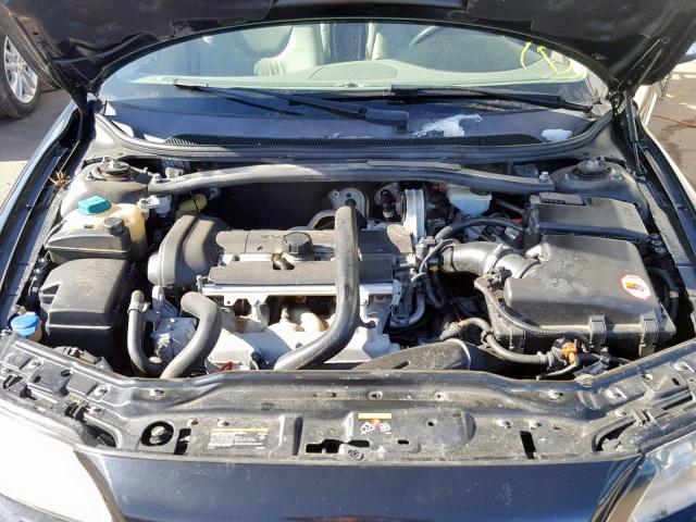 YV1RH592382672615 - 2008 VOLVO S60 2.5T BLACK photo 7