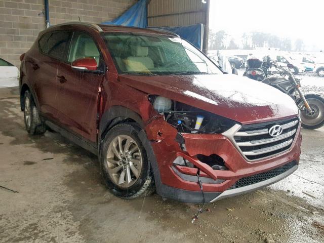 KM8J33A2XGU186724 - 2016 HYUNDAI TUCSON LIM MAROON photo 1