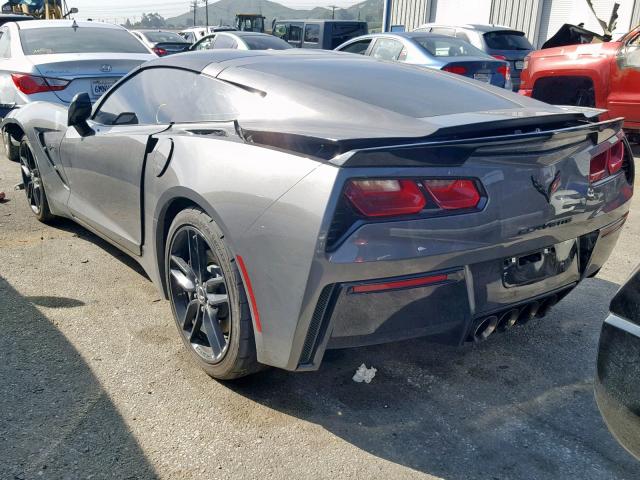 1G1YD2D7XF5107099 - 2015 CHEVROLET CORVETTE S GRAY photo 3