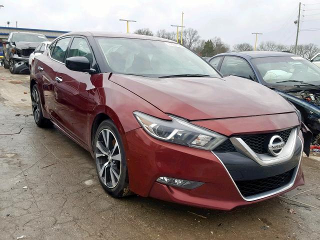 1N4AA6AP3HC385182 - 2017 NISSAN MAXIMA 3.5 MAROON photo 1