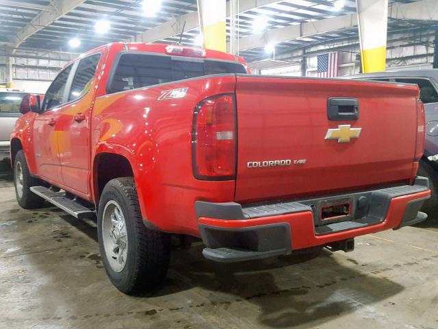 1GCGTDEN1H1233294 - 2017 CHEVROLET COLORADO Z RED photo 3