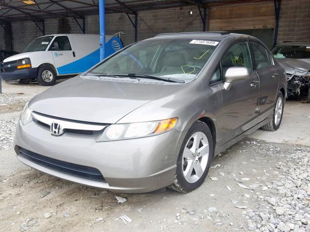 2HGFA16918H528724 - 2008 HONDA CIVIC EXL GRAY photo 2