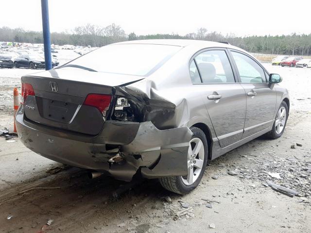 2HGFA16918H528724 - 2008 HONDA CIVIC EXL GRAY photo 4