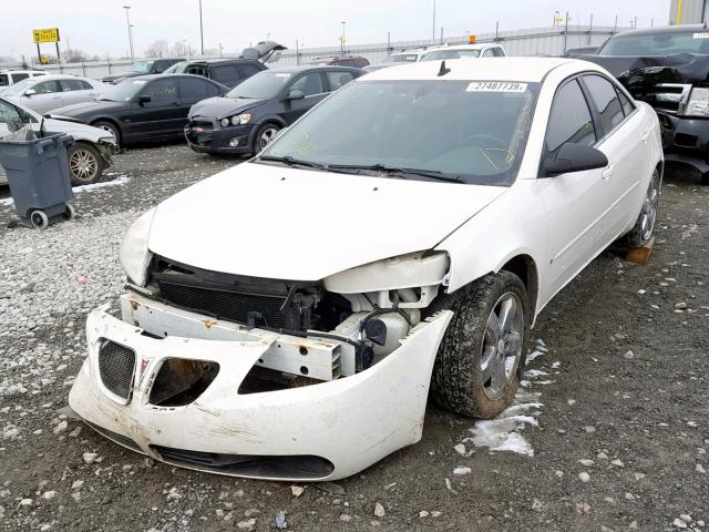 1G2ZH57N984143472 - 2008 PONTIAC G6 GT WHITE photo 2