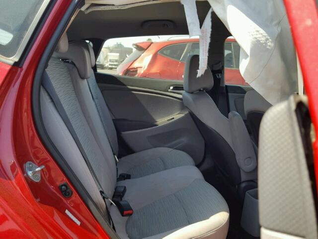 KMHCT5AE4GU274926 - 2016 HYUNDAI ACCENT SE RED photo 6