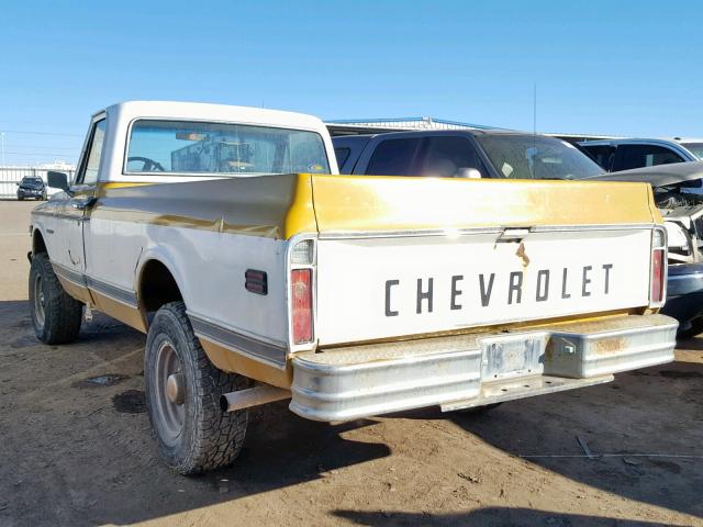 CKE242F367944 - 1972 CHEVROLET K20 YELLOW photo 3