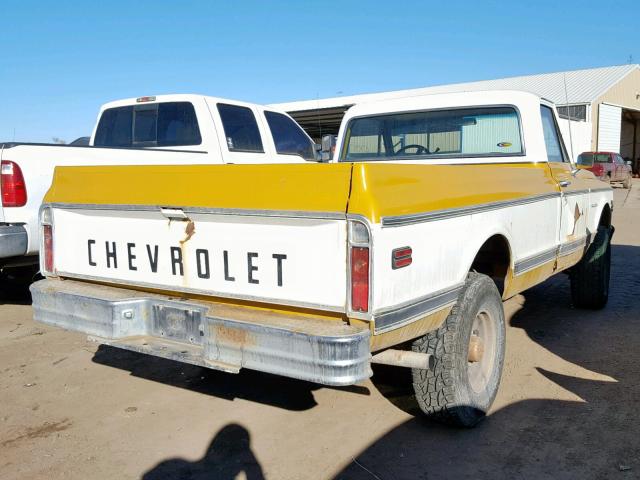 CKE242F367944 - 1972 CHEVROLET K20 YELLOW photo 4