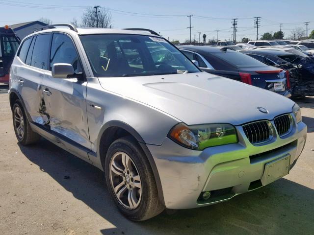 WBXPA93416WG79092 - 2006 BMW X3 3.0I SILVER photo 1