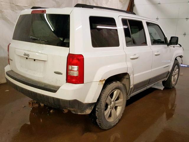 1C4NJRFBXCD608668 - 2012 JEEP PATRIOT LA WHITE photo 4