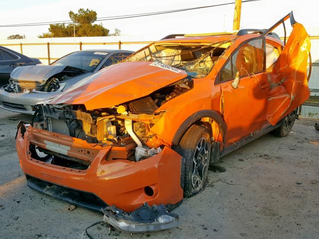 JF2GPAKCXE8231960 - 2014 SUBARU XV CROSSTR ORANGE photo 2