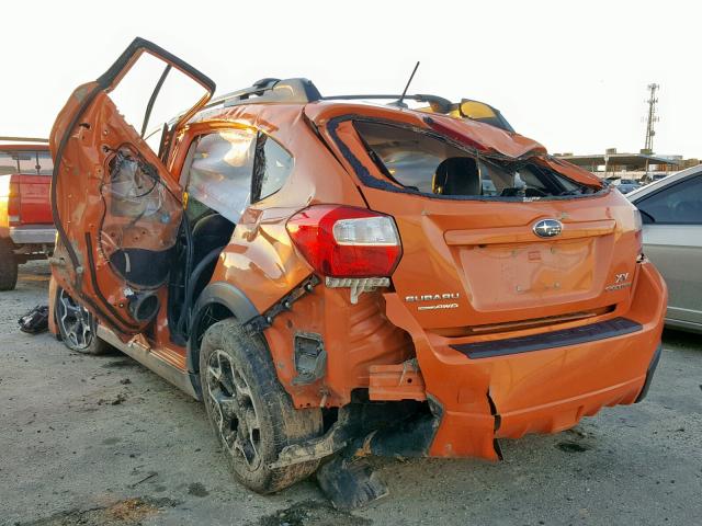 JF2GPAKCXE8231960 - 2014 SUBARU XV CROSSTR ORANGE photo 3