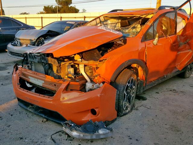 JF2GPAKCXE8231960 - 2014 SUBARU XV CROSSTR ORANGE photo 9