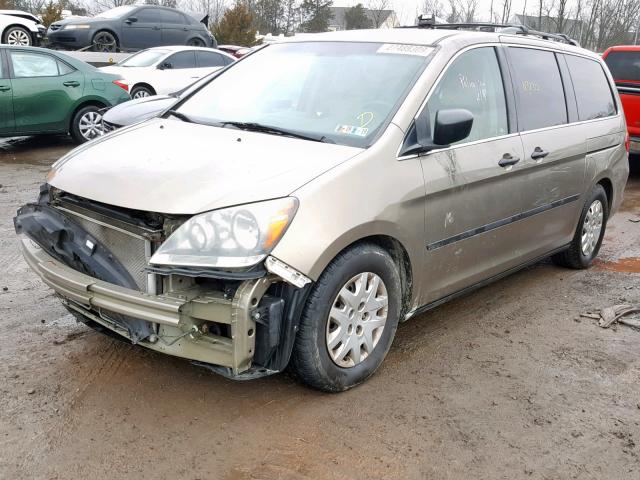 5FNRL38219B060373 - 2009 HONDA ODYSSEY LX TAN photo 2