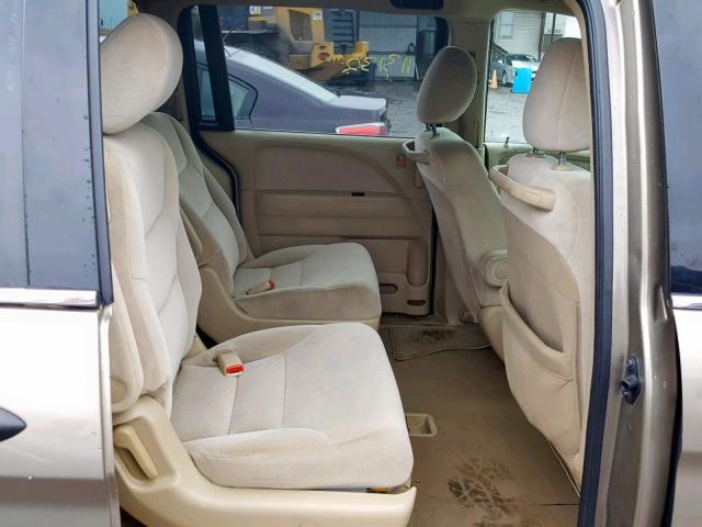 5FNRL38219B060373 - 2009 HONDA ODYSSEY LX TAN photo 6