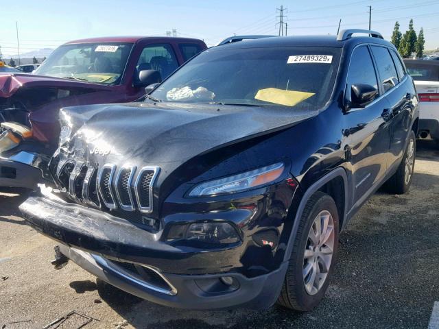 1C4PJLDB2JD523734 - 2018 JEEP CHEROKEE L BLACK photo 2