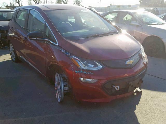 1G1FW6S06H4187900 - 2017 CHEVROLET BOLT EV LT BURGUNDY photo 1