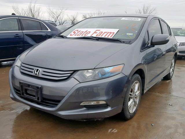 JHMZE2H71AS012653 - 2010 HONDA INSIGHT EX GRAY photo 2