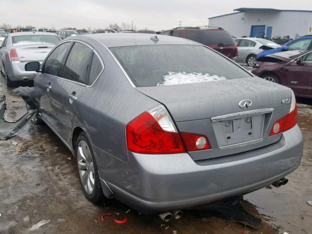 JNKAY01F56M259017 - 2006 INFINITI M35 BASE GRAY photo 3