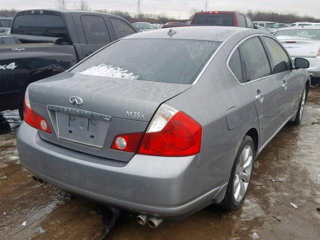 JNKAY01F56M259017 - 2006 INFINITI M35 BASE GRAY photo 4