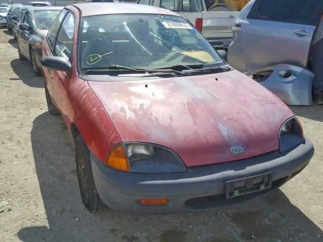 2C1MR226XV6722138 - 1997 GEO METRO RED photo 1