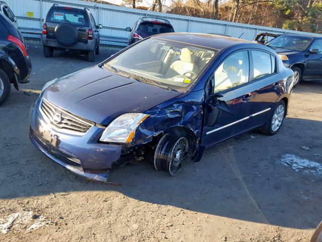 3N1AB6AP2CL784348 - 2012 NISSAN SENTRA 2.0 BLUE photo 2