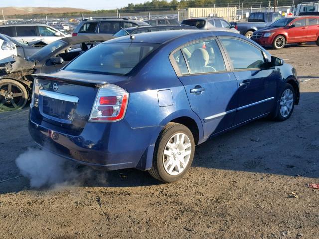 3N1AB6AP2CL784348 - 2012 NISSAN SENTRA 2.0 BLUE photo 4