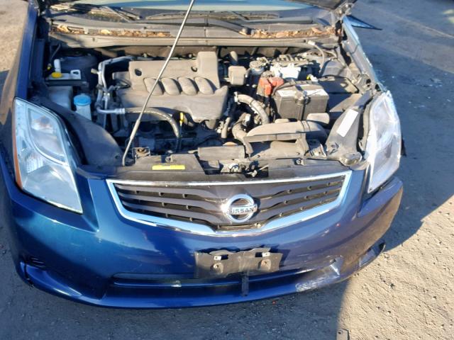 3N1AB6AP2CL784348 - 2012 NISSAN SENTRA 2.0 BLUE photo 7