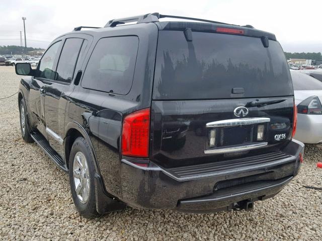 5N3AA08A47N805823 - 2007 INFINITI QX56 BLACK photo 3