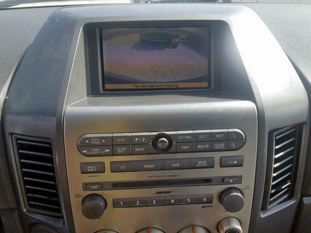 5N3AA08A47N805823 - 2007 INFINITI QX56 BLACK photo 9