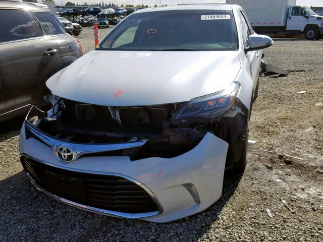 4T1BK1EB8GU228961 - 2016 TOYOTA AVALON XLE WHITE photo 2