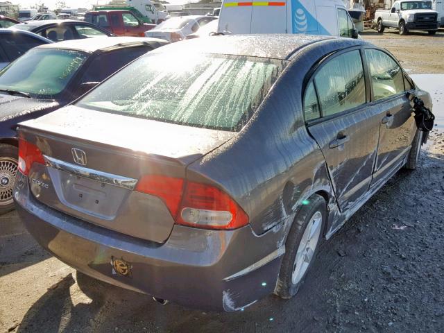 2HGFA1F69BH530850 - 2011 HONDA CIVIC LX-S GRAY photo 4