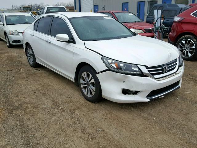 1HGCR2F31EA106332 - 2014 HONDA ACCORD LX WHITE photo 1