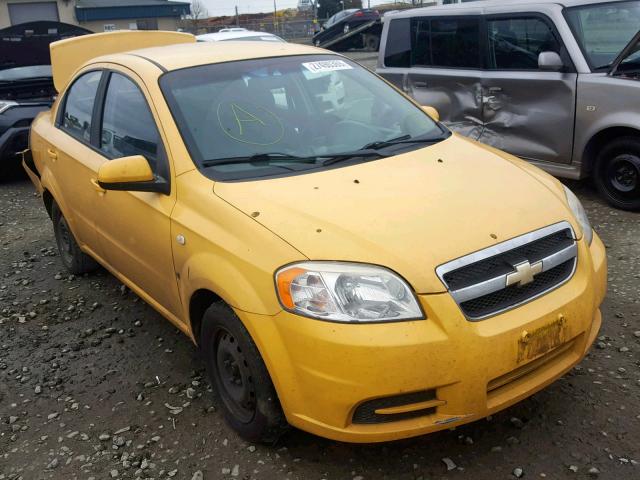 KL1TD56687B047647 - 2007 CHEVROLET AVEO BASE Сары фото 1