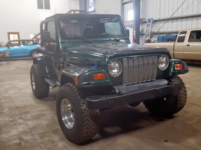 1J4FY19S2XP460558 - 1999 JEEP WRANGLER / GREEN photo 1