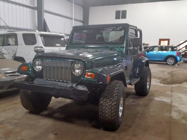 1J4FY19S2XP460558 - 1999 JEEP WRANGLER / GREEN photo 2