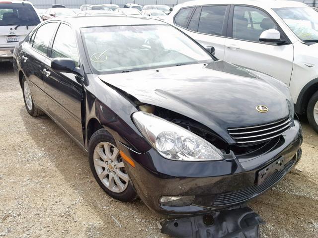 JTHBF30G430138102 - 2003 LEXUS ES 300 BLACK photo 1