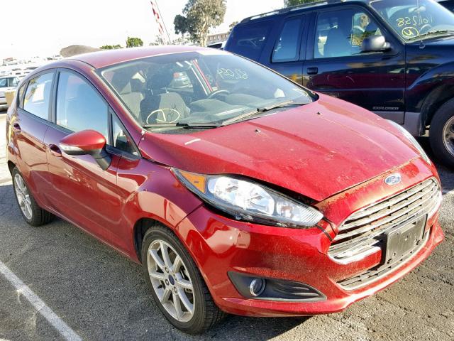 3FADP4EJ7EM227590 - 2014 FORD FIESTA SE RED photo 1