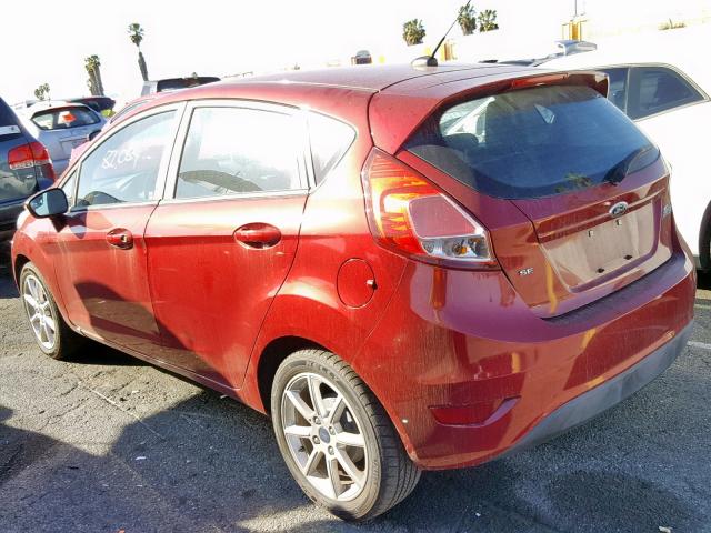 3FADP4EJ7EM227590 - 2014 FORD FIESTA SE RED photo 3