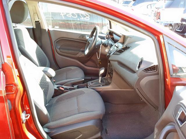 3FADP4EJ7EM227590 - 2014 FORD FIESTA SE RED photo 5