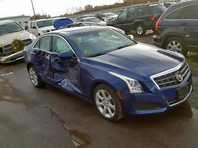 1G6AA5RX7E0106468 - 2014 CADILLAC ATS BLUE photo 1