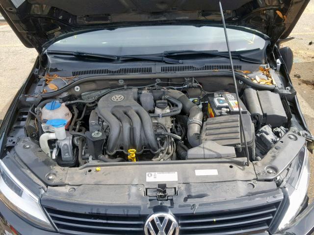 3VW2K7AJ5EM375029 - 2014 VOLKSWAGEN JETTA BASE Սև լուսանկար 7