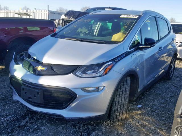 1G1FX6S09H4186284 - 2017 CHEVROLET BOLT EV PR GRAY photo 2