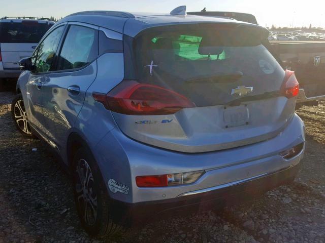 1G1FX6S09H4186284 - 2017 CHEVROLET BOLT EV PR GRAY photo 3