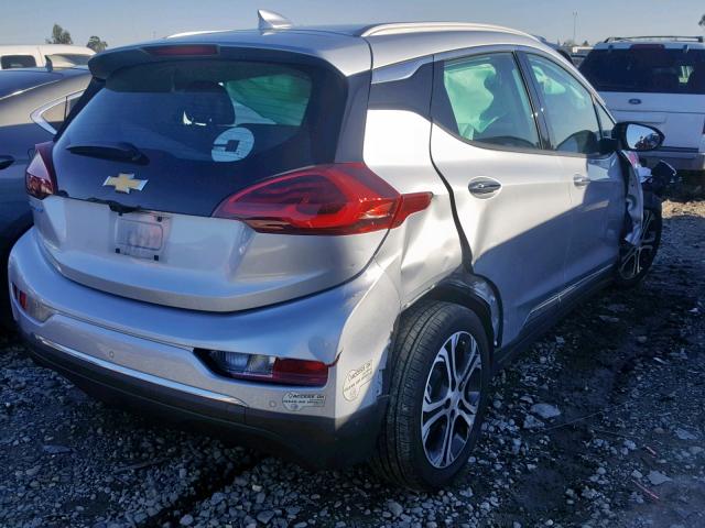 1G1FX6S09H4186284 - 2017 CHEVROLET BOLT EV PR GRAY photo 4