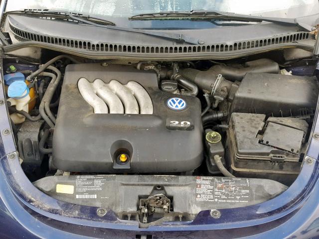 3VWCB21C72M434960 - 2002 VOLKSWAGEN NEW BEETLE Blau Foto 7
