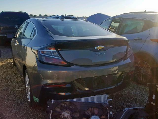 1G1RD6S53HU126048 - 2017 CHEVROLET VOLT PREMI GRAY photo 3