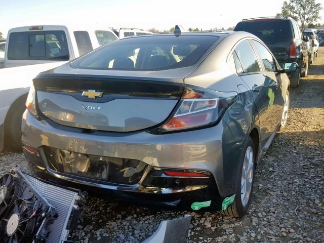 1G1RD6S53HU126048 - 2017 CHEVROLET VOLT PREMI GRAY photo 4